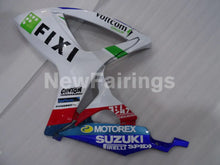 Carica l&#39;immagine nel visualizzatore di Gallery, White and Blue Red MOTOREX - GSX-R600 06-07 Fairing Kit -
