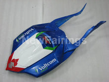 Carica l&#39;immagine nel visualizzatore di Gallery, White and Blue Red MOTOREX - GSX-R600 08-10 Fairing Kit