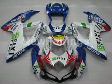 Carica l&#39;immagine nel visualizzatore di Gallery, White and Blue Red MOTOREX - GSX-R600 08-10 Fairing Kit