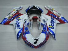 Carica l&#39;immagine nel visualizzatore di Gallery, White and Blue Red TIM - Ducati 848/1098/1198 07-11 Fairing