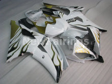 Carica l'immagine nel visualizzatore di Gallery, White and Golden Flame - YZF-R6 08-16 Fairing Kit Vehicles &amp; Parts > Vehicle Parts &amp; Accessories > Motor Vehicle Parts