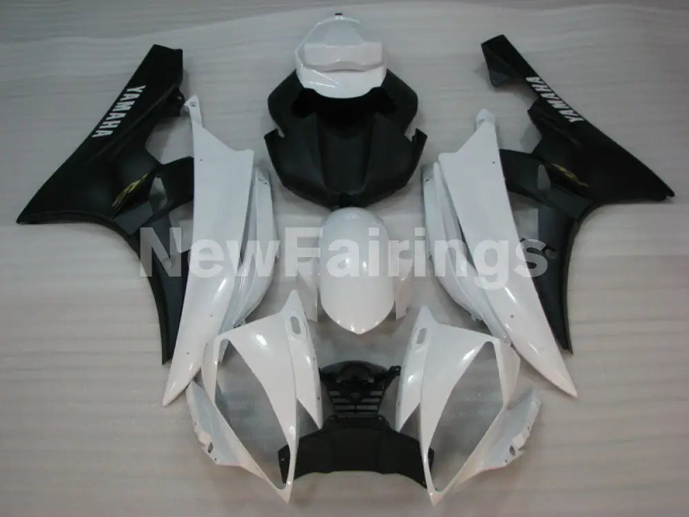 White Matte Black Factory Style - YZF-R6 06-07 Fairing Kit