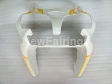 Carica l&#39;immagine nel visualizzatore di Gallery, White and Orange Flame NINJA ZX 6R 00 02 Fairing Kit