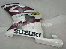 Carica l&#39;immagine nel visualizzatore di Gallery, White and Purple Red Factory Style - GSX-R600 01-03 Fairing