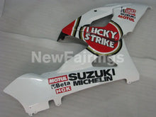Carica l&#39;immagine nel visualizzatore di Gallery, White and Red Lucky Strike - GSX - R1000 05 - 06 Fairing
