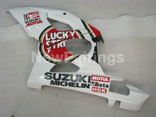 Carica l&#39;immagine nel visualizzatore di Gallery, White and Red Lucky Strike - GSX - R1000 05 - 06 Fairing