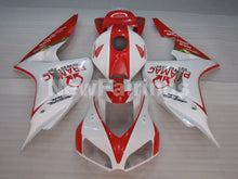 Carica l&#39;immagine nel visualizzatore di Gallery, White and Red PRAMAC - CBR1000RR 06-07 Fairing Kit -