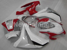 Carica l'immagine nel visualizzatore di Gallery, White and Red Silver No decals - CBR1000RR 08-11 Fairing Kit