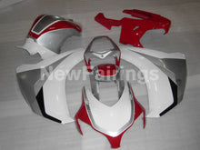 Carica l'immagine nel visualizzatore di Gallery, White and Red Silver No decals - CBR1000RR 08-11 Fairing Kit
