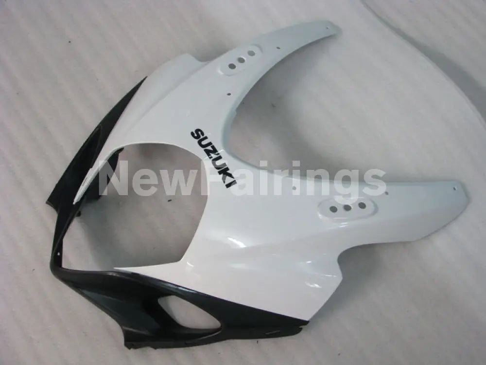 White and Silver Black Factory Style - GSX-R1000 07-08 Fairing Kit