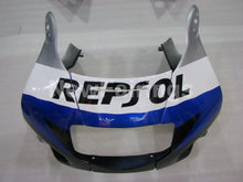 Carica l&#39;immagine nel visualizzatore di Gallery, White and Silver Blue Repsol - CBR600 F2 91-94 Fairing Kit -