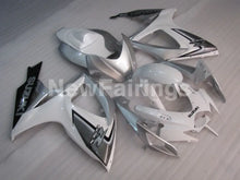 Carica l&#39;immagine nel visualizzatore di Gallery, White Silver Factory Style - GSX-R750 06-07 Fairing Kit