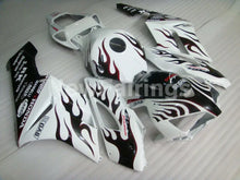 Carica l&#39;immagine nel visualizzatore di Gallery, White and Wine Red Flame - CBR1000RR 04-05 Fairing Kit -
