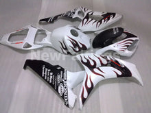 Carica l&#39;immagine nel visualizzatore di Gallery, White and Wine Red Flame - CBR1000RR 06-07 Fairing Kit -