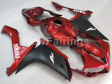 Carica l&#39;immagine nel visualizzatore di Gallery, Wine Red Matte Black Factory Style - YZF-R1 07-08 Fairing