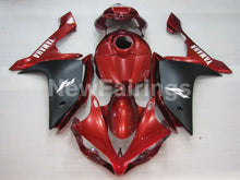 Carica l&#39;immagine nel visualizzatore di Gallery, Wine Red Matte Black Factory Style - YZF-R1 07-08 Fairing