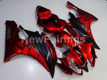 Carica l&#39;immagine nel visualizzatore di Gallery, Wine Red and Matte Black Factory Style - YZF-R6 06-07 Fairing Kit Vehicles &amp; Parts &gt; Vehicle Parts &amp; Accessories &gt;