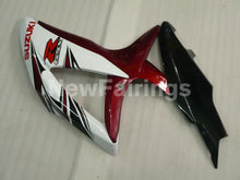 Carica l'immagine nel visualizzatore di Gallery, Wine Red and White Black Factory Style - GSX-R600 08-10 Fairing Kit