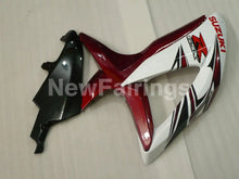 Carica l'immagine nel visualizzatore di Gallery, Wine Red and White Black Factory Style - GSX-R600 08-10 Fairing Kit