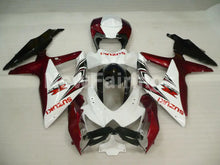 Carica l'immagine nel visualizzatore di Gallery, Wine Red and White Black Factory Style - GSX-R600 08-10 Fairing Kit