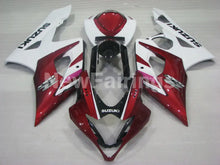 Carica l&#39;immagine nel visualizzatore di Gallery, Wine Red and White Factory Style - GSX - R1000 05 - 06