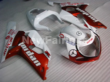 Carica l&#39;immagine nel visualizzatore di Gallery, Wine Red and White Jordan - GSX-R750 00-03 Fairing Kit