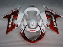Carica l&#39;immagine nel visualizzatore di Gallery, Wine Red and White Jordan - GSX-R750 00-03 Fairing Kit
