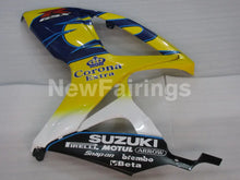 Carica l&#39;immagine nel visualizzatore di Gallery, Yellow and Blue White Corona - GSX-R600 06-07 Fairing Kit -