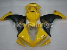 Carica l&#39;immagine nel visualizzatore di Gallery, Yellow Matte Black Factory Style - YZF-R1 12-14 Fairing Kit