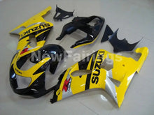 Carica l'immagine nel visualizzatore di Gallery, Yellow and Black Silver Factory Style - GSX-R600 01-03 Fairing Kit
