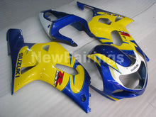 Carica l'immagine nel visualizzatore di Gallery, Yellow and Blue White Factory Style - GSX-R600 01-03 Fairing Kit