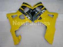 Carica l'immagine nel visualizzatore di Gallery, Yellow and Grey Black Factory Style - GSX-R600 01-03 Fairing Kit